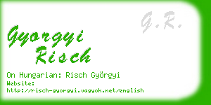 gyorgyi risch business card